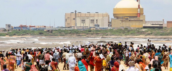 Protest against Indian nuclear power plant